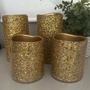 Set of (4) 💛Gold LED Candles 🕯️